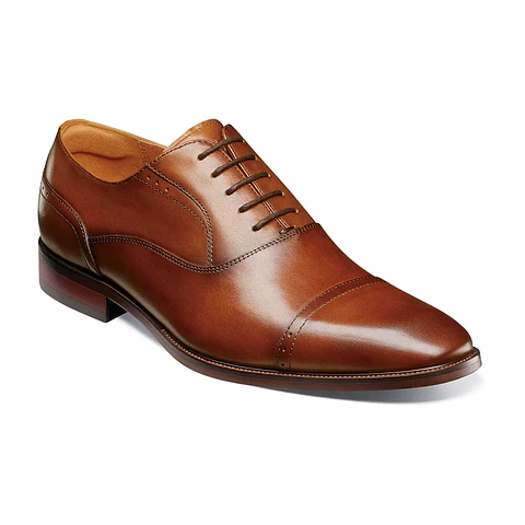 ZAPATOS SORRENTO CAP TOE OXFORD COGNAC