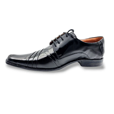 ZAPATO FORMAL CUERO SEMIBRILLO HOMBRE LEVURETT NEGRO