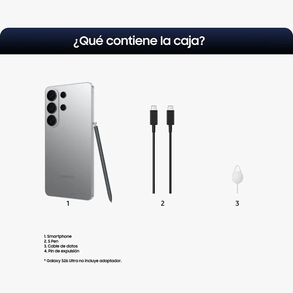 GALAXY S26 ULTRA 256GB SILVER SHADOW 3