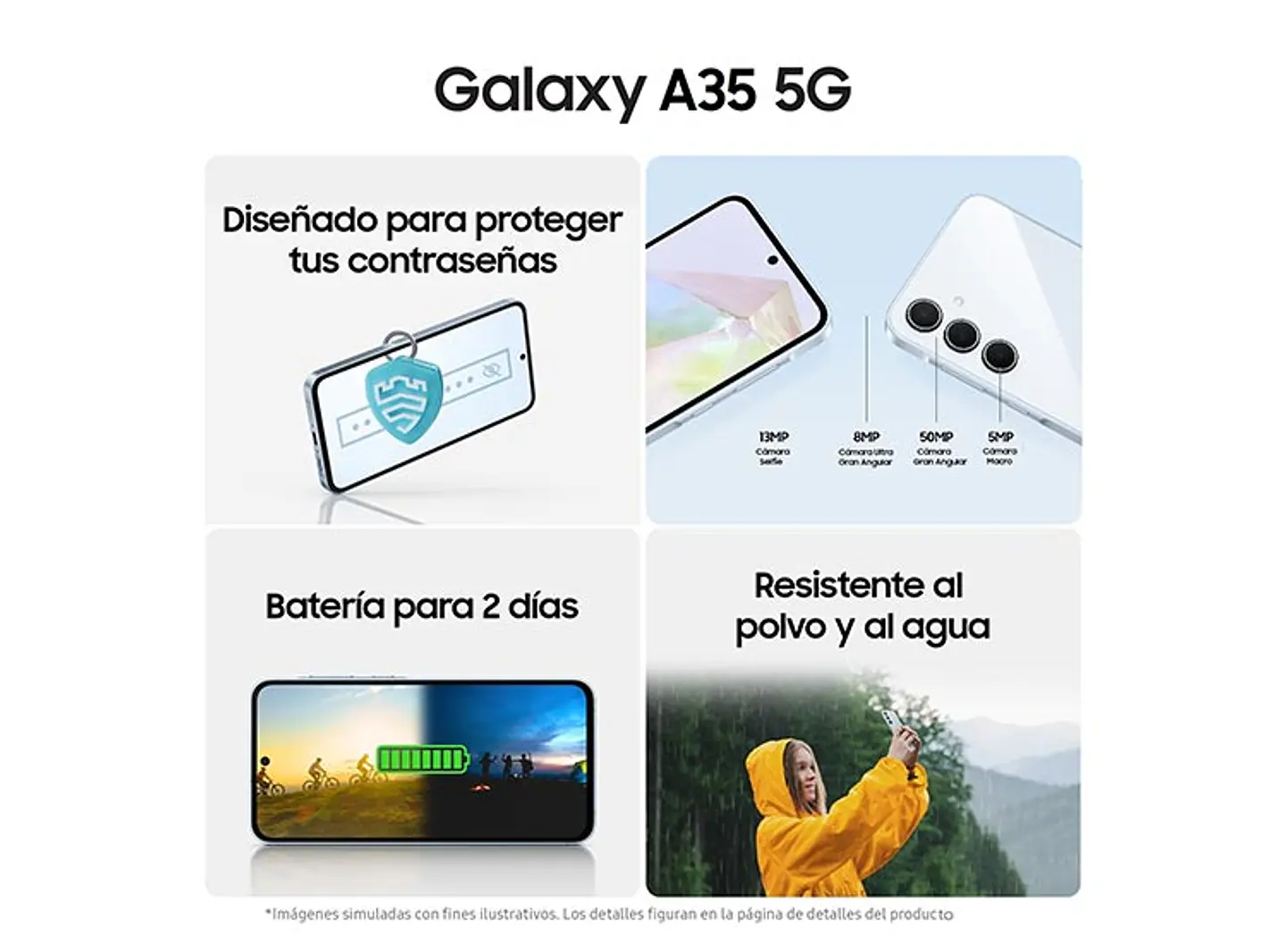CELULAR SAMSUNG GALAXY A35 256 GB 8 GB RAM 13MP 6.6