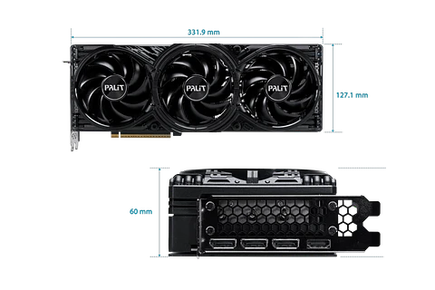 PALIT RTX 5080 GAMING PRO 16 GB GDDR7 256 BIT 3 DP HDMI