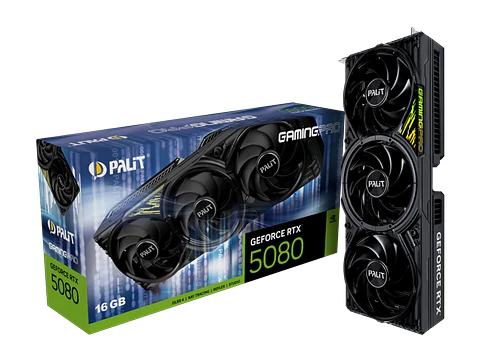 PALIT RTX 5080 GAMING PRO 16 GB GDDR7 256 BIT 3 DP HDMI
