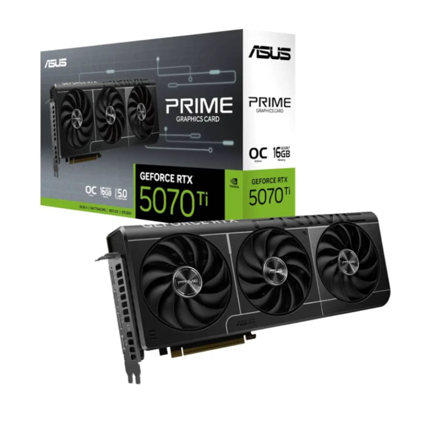 TARJETA DE VIDEO ASUS PRIME RTX 5070 TI 16GB GDDR7 OC 1