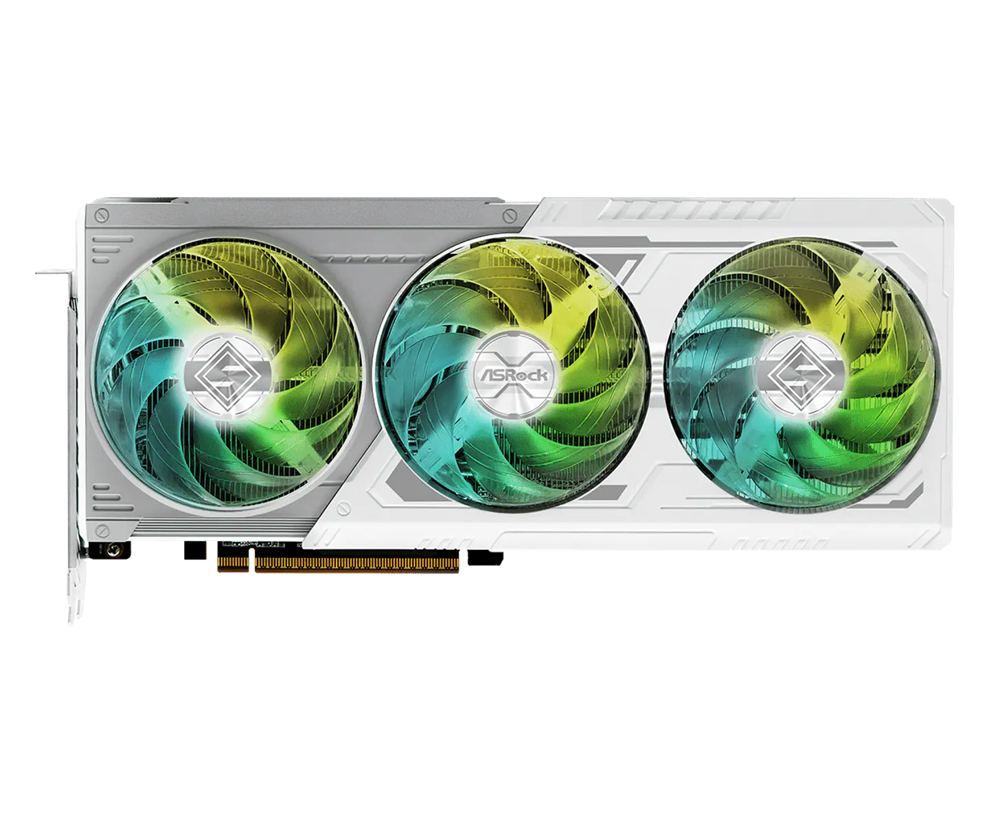 ASROCK RADEON RX 9070 XT STEEL LEGEND 16G DDR6 3XFAN BLANCA 3