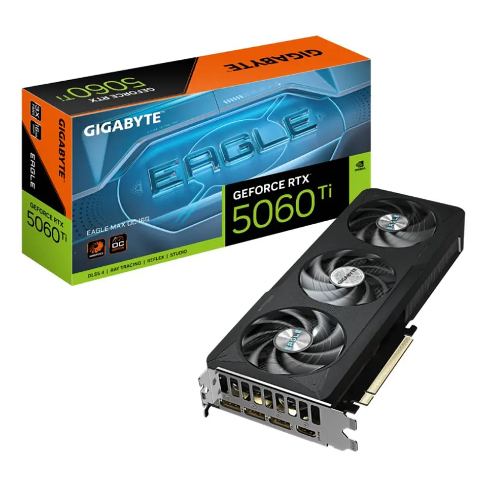 TARJETA DE VIDEO GIGABYTE RTX 5060 TI EAGLE MAX OC 16 GB 1