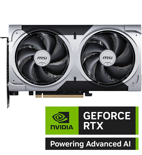 TARJETA DE VIDEO MSI NVIDIA GEFORCE RTX 5060 TI 16GB VENTUS 2X OC PLUS GDDR7 PCIE 5.0