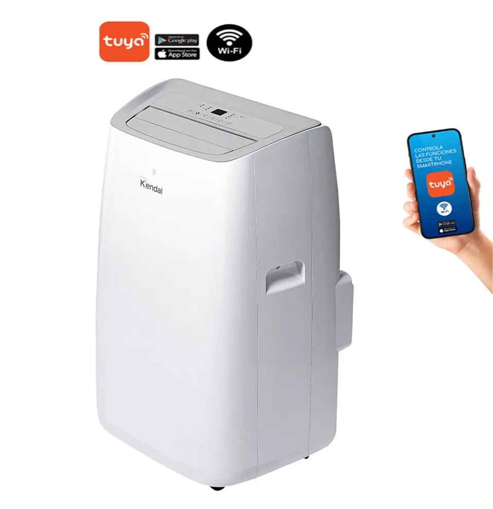 AIRE ACONDICIONADO PORTATIL KENDAL EVA ILL PRO 12000 BTU WIFI 4
