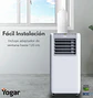 AIRE ACONDICIONADO PORTÁTIL 4EN1 ECO 9000 BTU FRÍO Y CALOR YOGAR - Miniatura 5