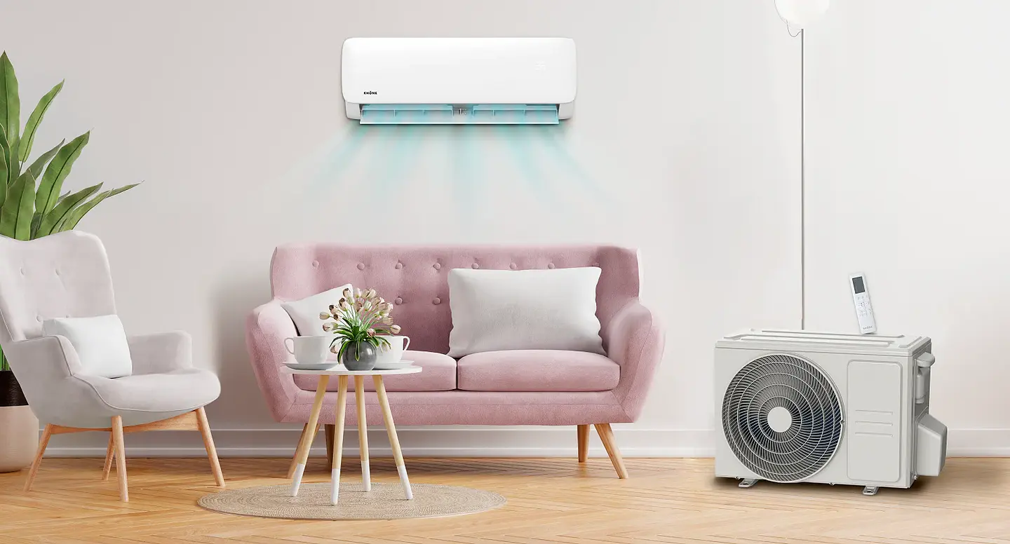 AIRE ACONDICIONADO INVERTER 9000BTU KHONE FRIO CALOR WIFI 6