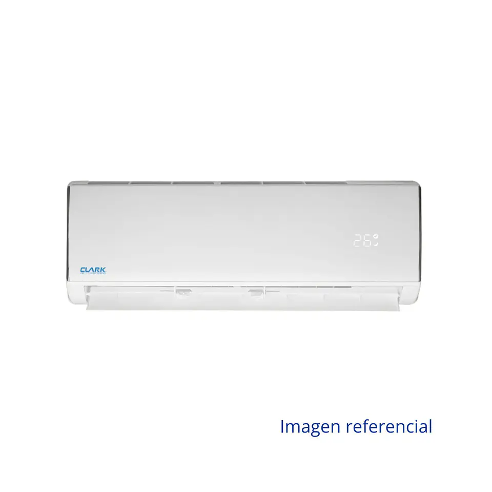 AIRE ACONDICIONADO SPLIT MURO INVERTER 9.000BTU CLARK R32 BLANCO 1