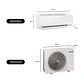 AIRE ACONDICIONADO SPLIT MURO WIND INVERTER 18000 BTU (2025) - Miniatura 2