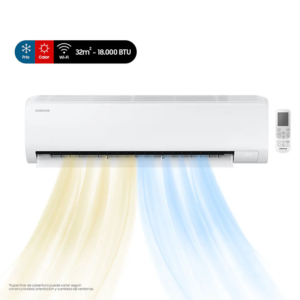 AIRE ACONDICIONADO SPLIT MURO WIND INVERTER 18000 BTU (2025) 6