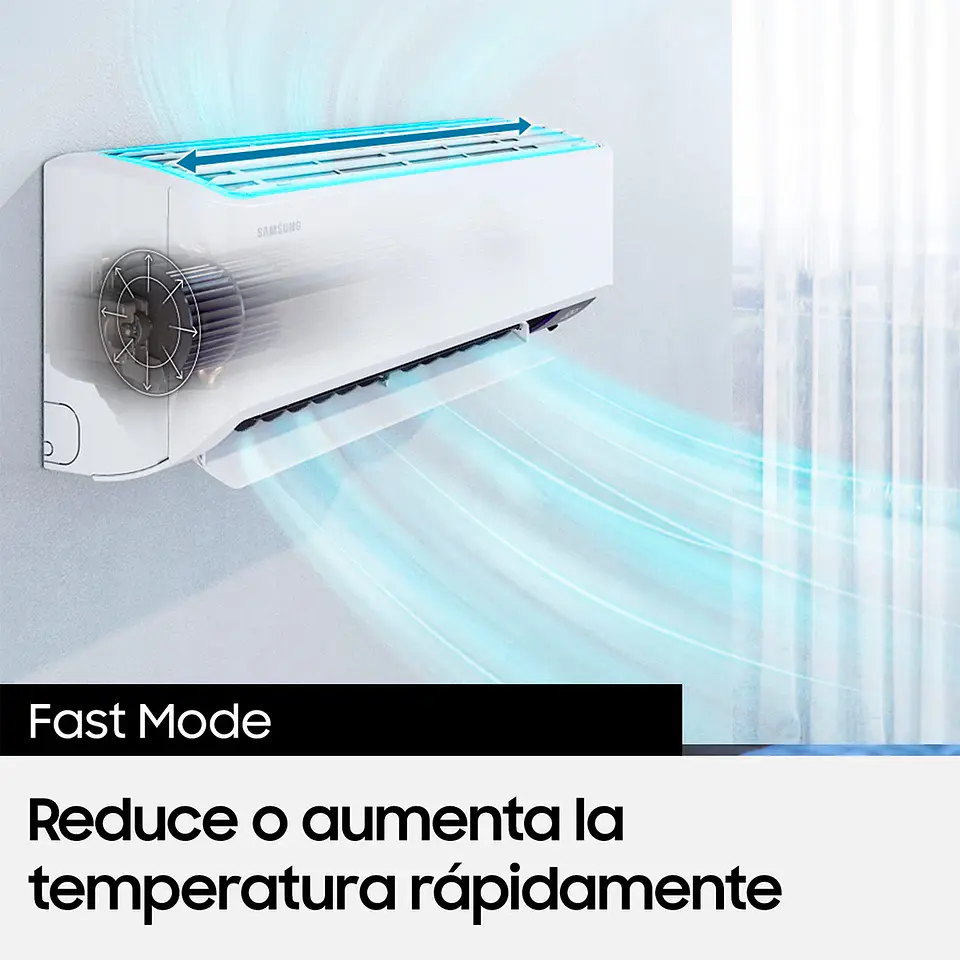 AIRE ACONDICIONADO SPLIT SAMSUNG AR40F18C0AM 18000 BTU FRÍO CALOR INVERTER 3