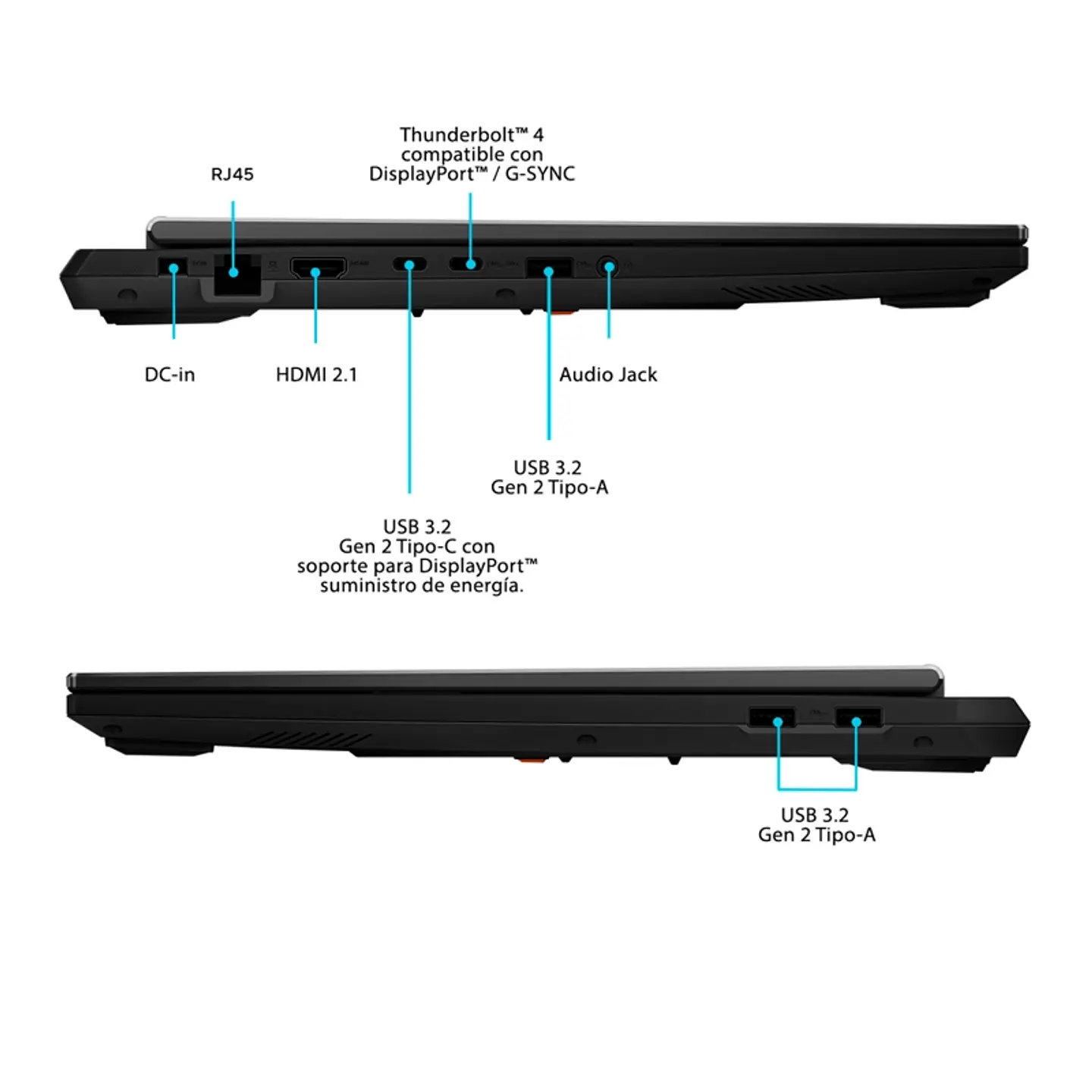 NOTEBOOK GAMER ASUS TUF F16 FX608JHR-QT090W INTEL CORE I7 32GB RAM 1TB SSD NVIDIA RTX 5050 16'' 2