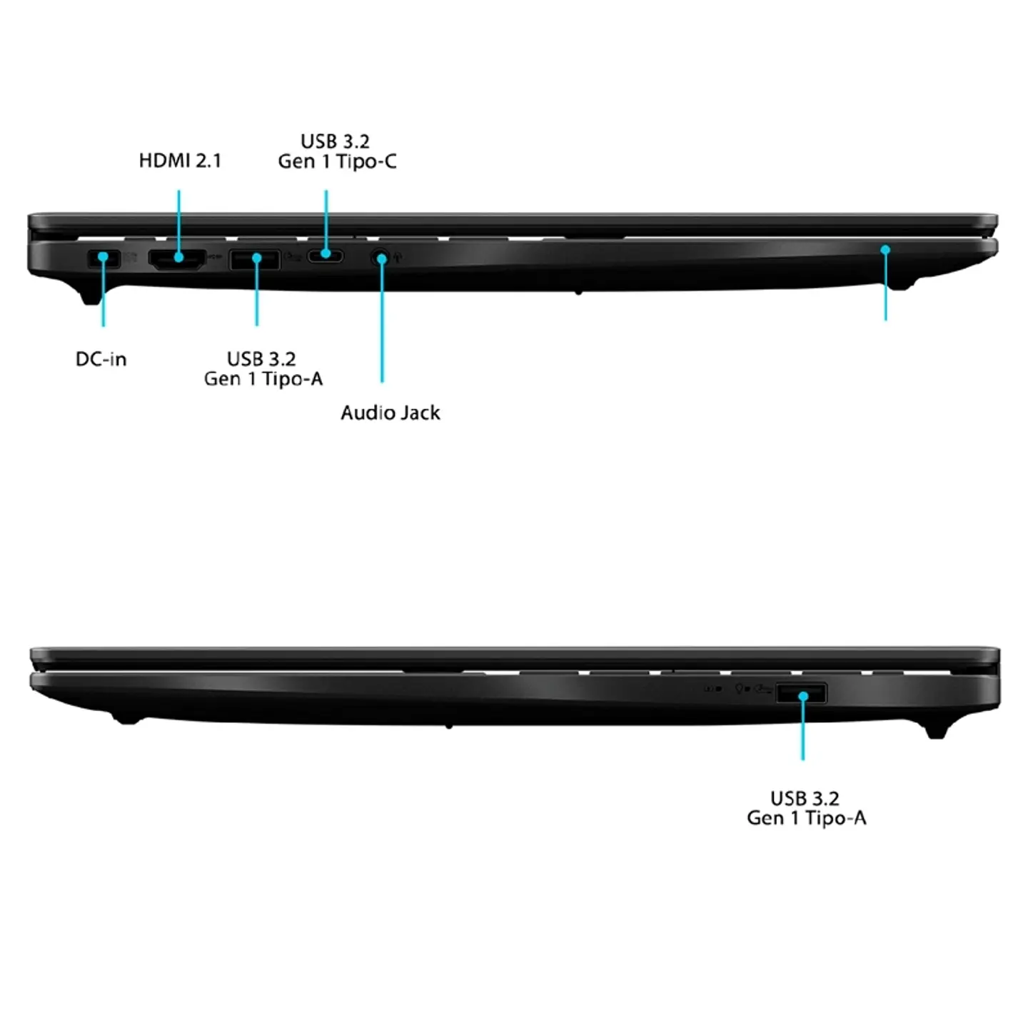 NOTEBOOK ASUS V16 V3607VH-RP064W INTEL CORE 7 16GB RAM 512GB SSD NVIDIA RTX 5050 16” 3