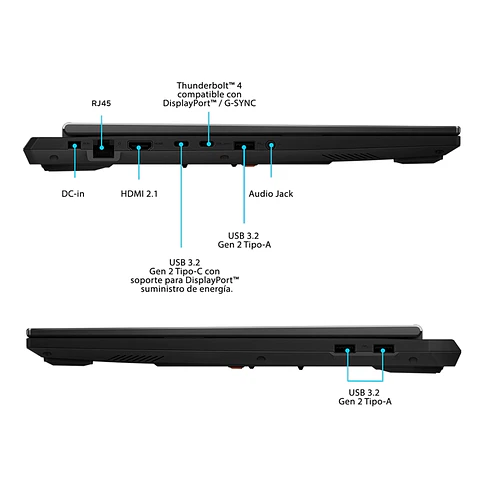 NOTEBOOK ASUS TUF GAMING F16 INTEL CORE I5 32GB RAM 1TB SSD RTX 5050