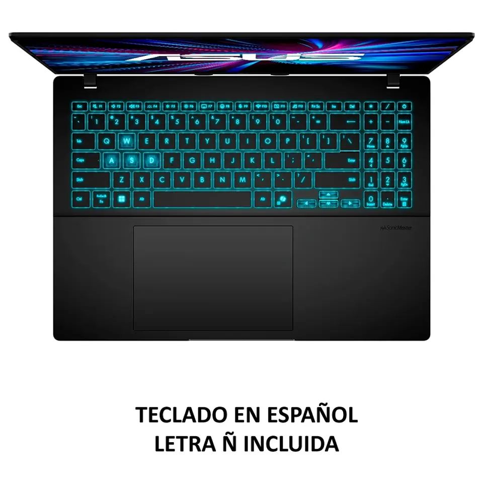 NOTEBOOK ASUS V16 GAMING V3607VU-RP222W INTEL CORE 7 16GB RAM 512GB SSD NVIDIA RTX4050 16