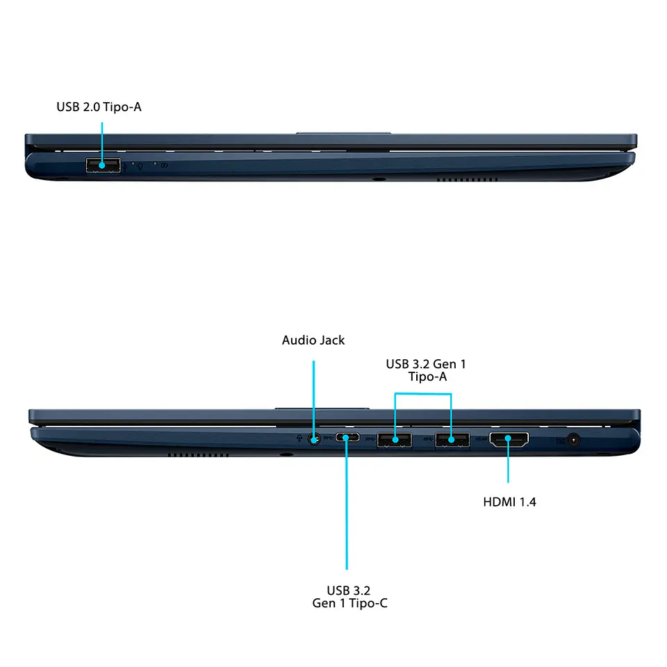NOTEBOOK ASUS VIVOBOOK 15 X1504VA-E83579W INTEL CORE 5 8GB RAM 512GB SSD TOUCH 15.6” 4