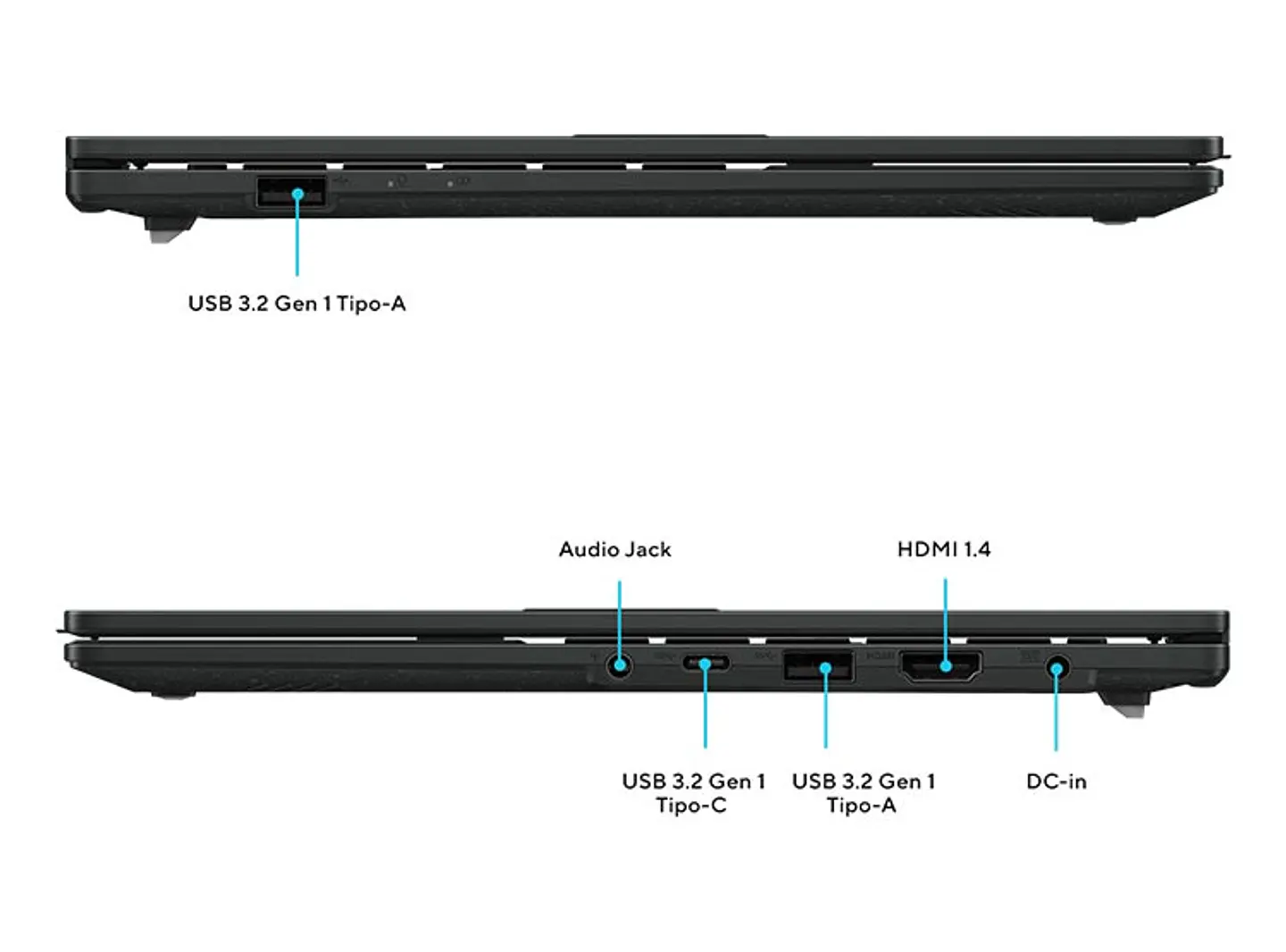 NOTEBOOK ASUS VIVOBOOK GO 14 E1404 INTEL CORE I3 8GB RAM256 GB 14 3