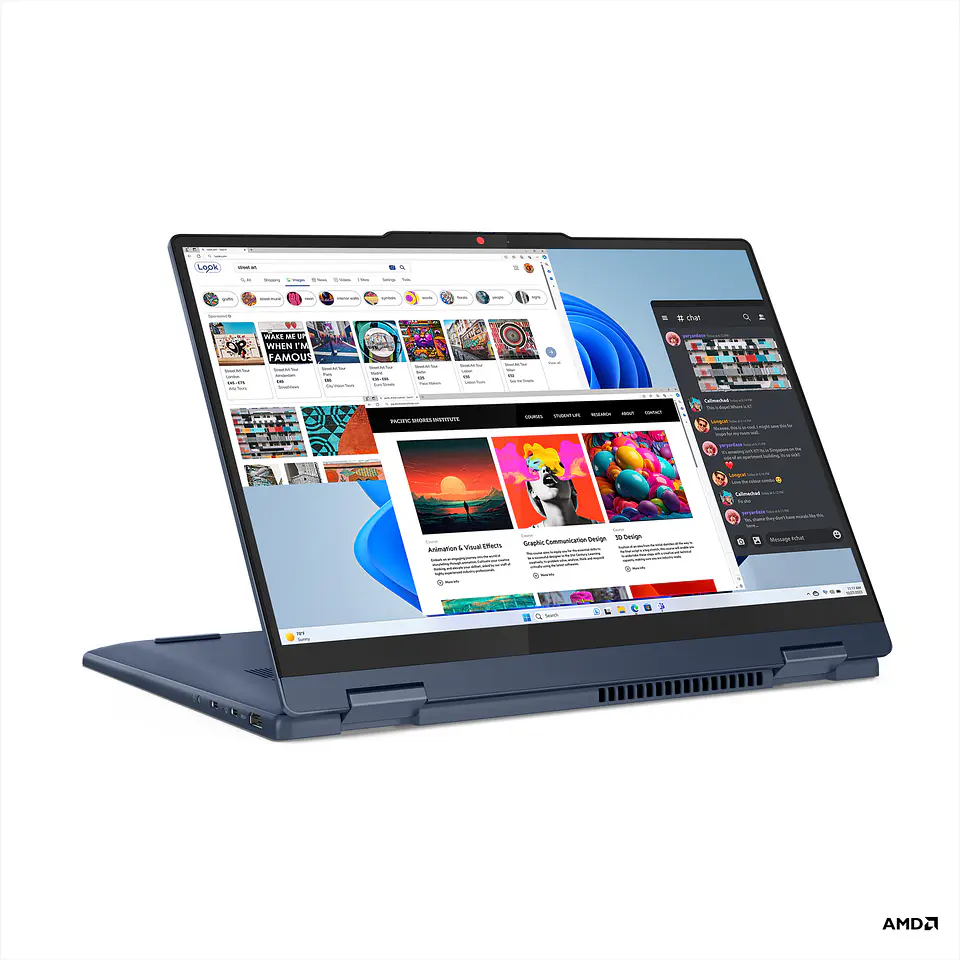 NOTEBOOK IDEAPAD 2 EN 1 GEN 10 AMD RYZEN™ AI 5 16GB RAM 512GB SSD 14' WUXGA 6