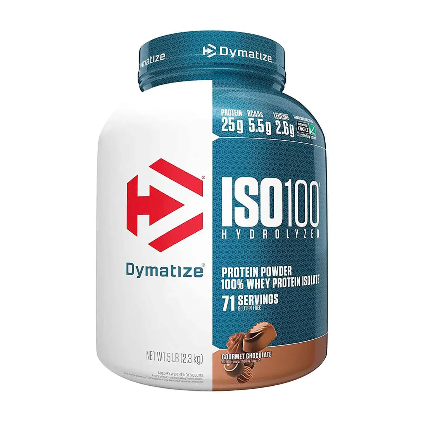DYMATIZE | ISO 100, Isolate Protein (5 Lb) - Original - CHOCOLATE 1