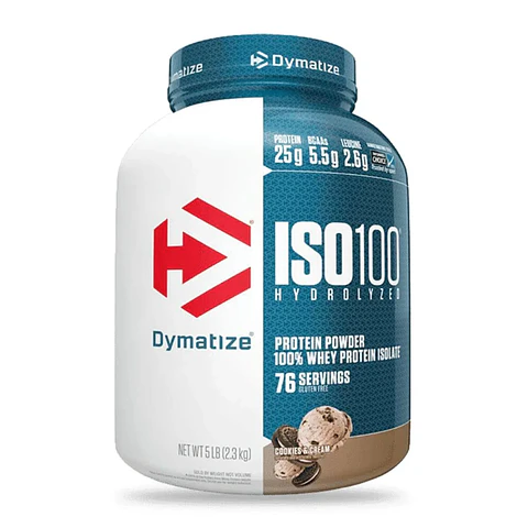 DYMATIZE | ISO 100 Dymatize Proteína Hidrolizada y Aislada - Cookies an
