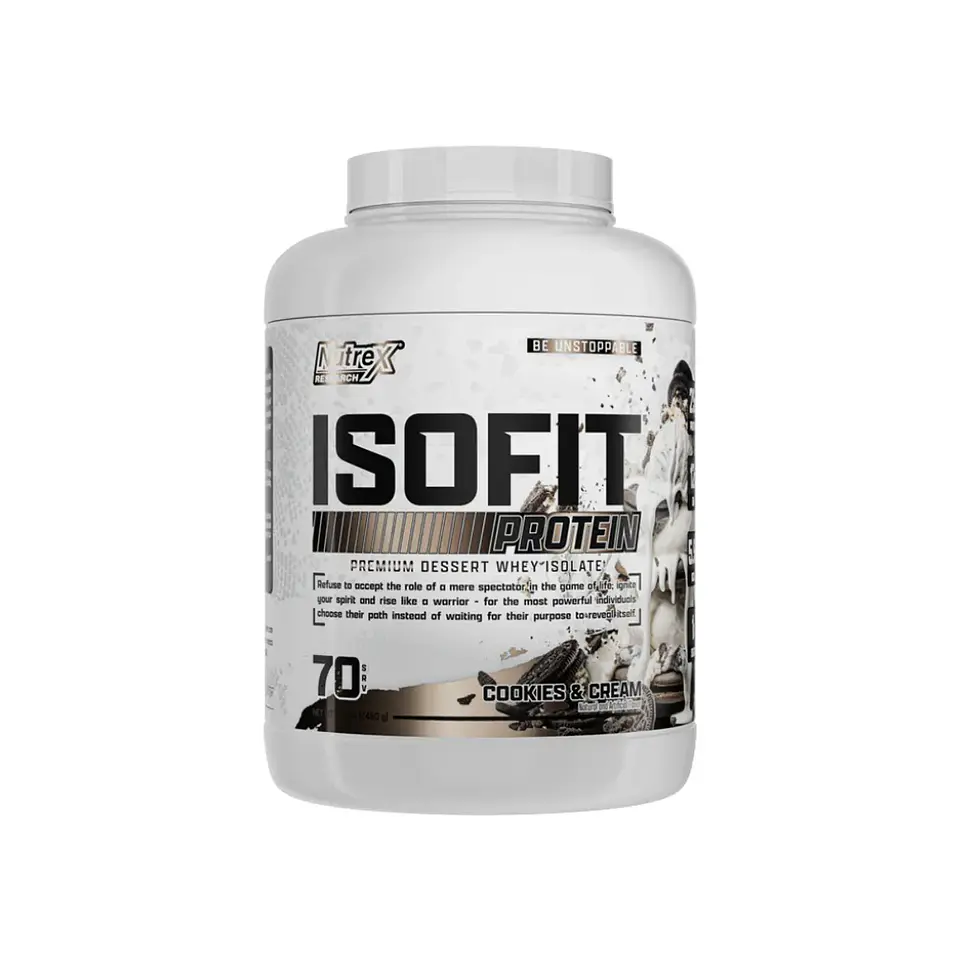 Proteína Isofit 5lb Nutrex Research Cookies and Cream 1