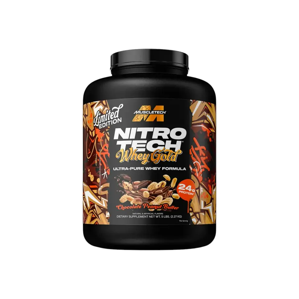 NITRO TECH WHEY GOLD EDICIÓN LIMITADA 5 LBS CHOCOLATE-PEANUT - MUSCLETECH 1