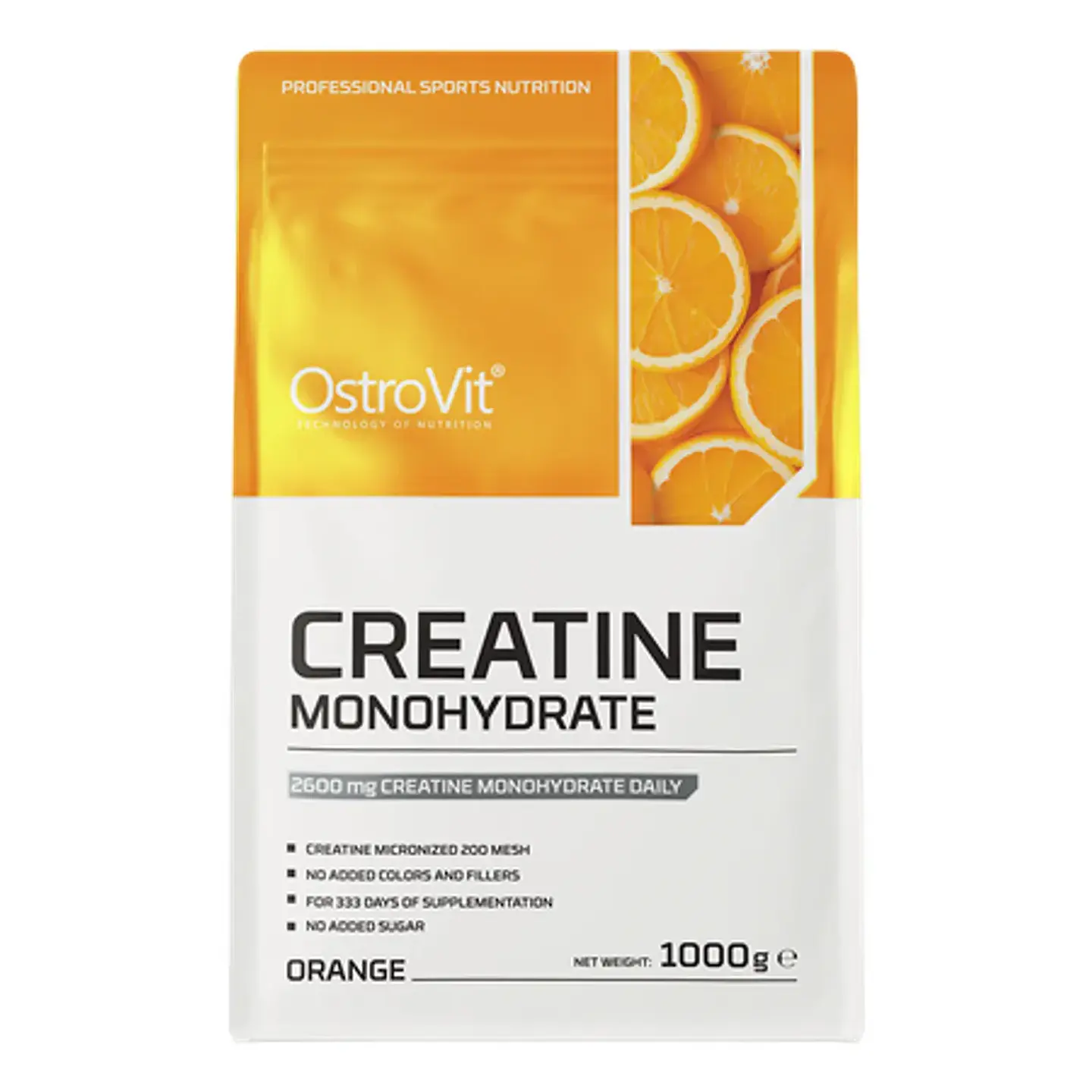 CREATINA MONOHIDRATADA 1KG ORANGE - OSTROVIT 1