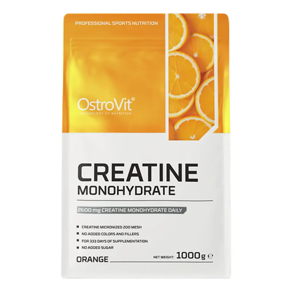 CREATINA MONOHIDRATADA 1KG ORANGE - OSTROVIT 1