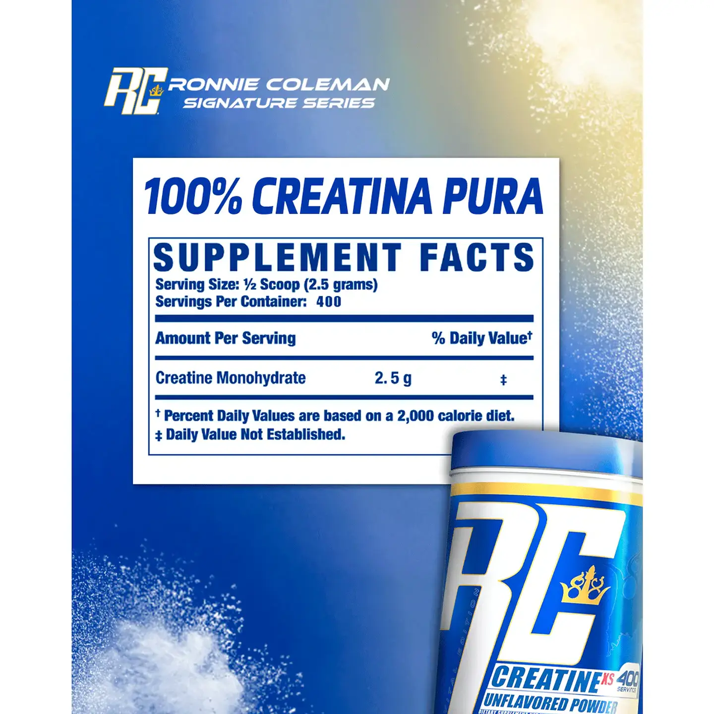 CREATINA MONOHIDRATADA RONNIE COLEMAN - 1KG 3