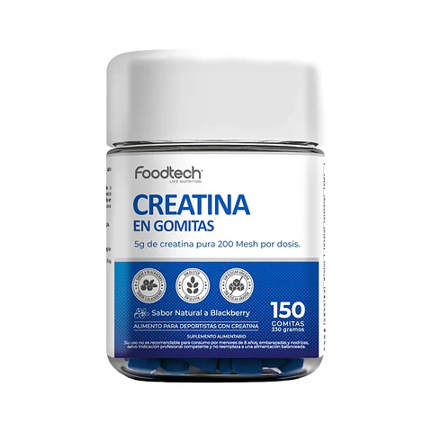 Creatina en Gomitas 150 Gummies - Foodtech