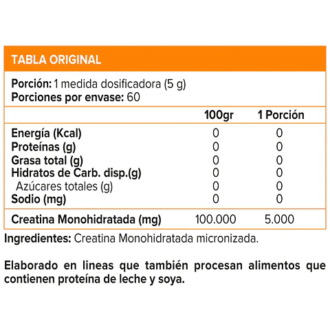 CREATINA MONOHIDRATADA MICRONIZADA - 300GR, STRIVE