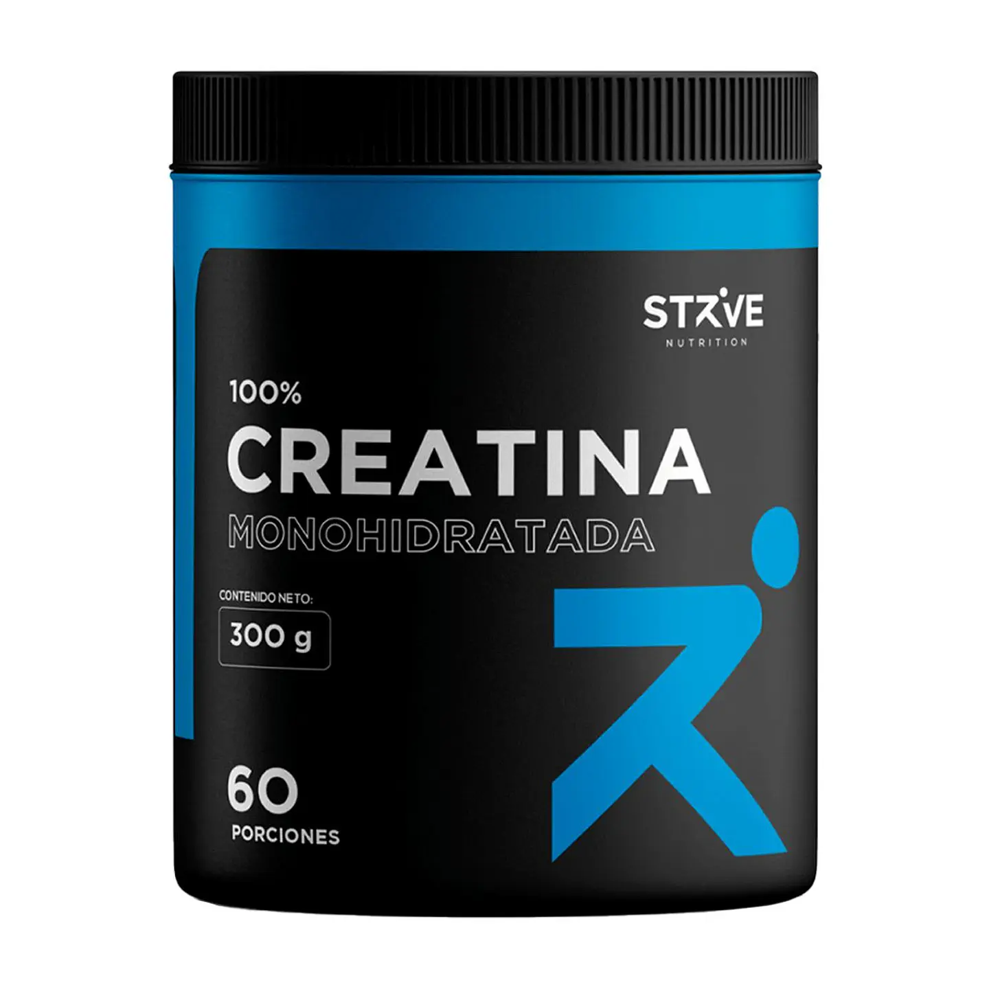 CREATINA MONOHIDRATADA MICRONIZADA - 300GR, STRIVE 1