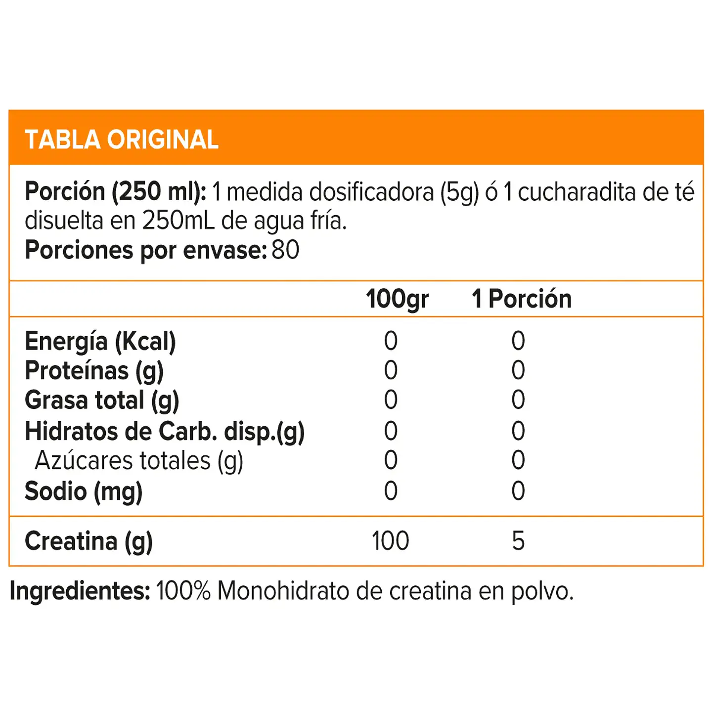 CREATINE MONOHYDRATE 400 GR, NUTREX 2