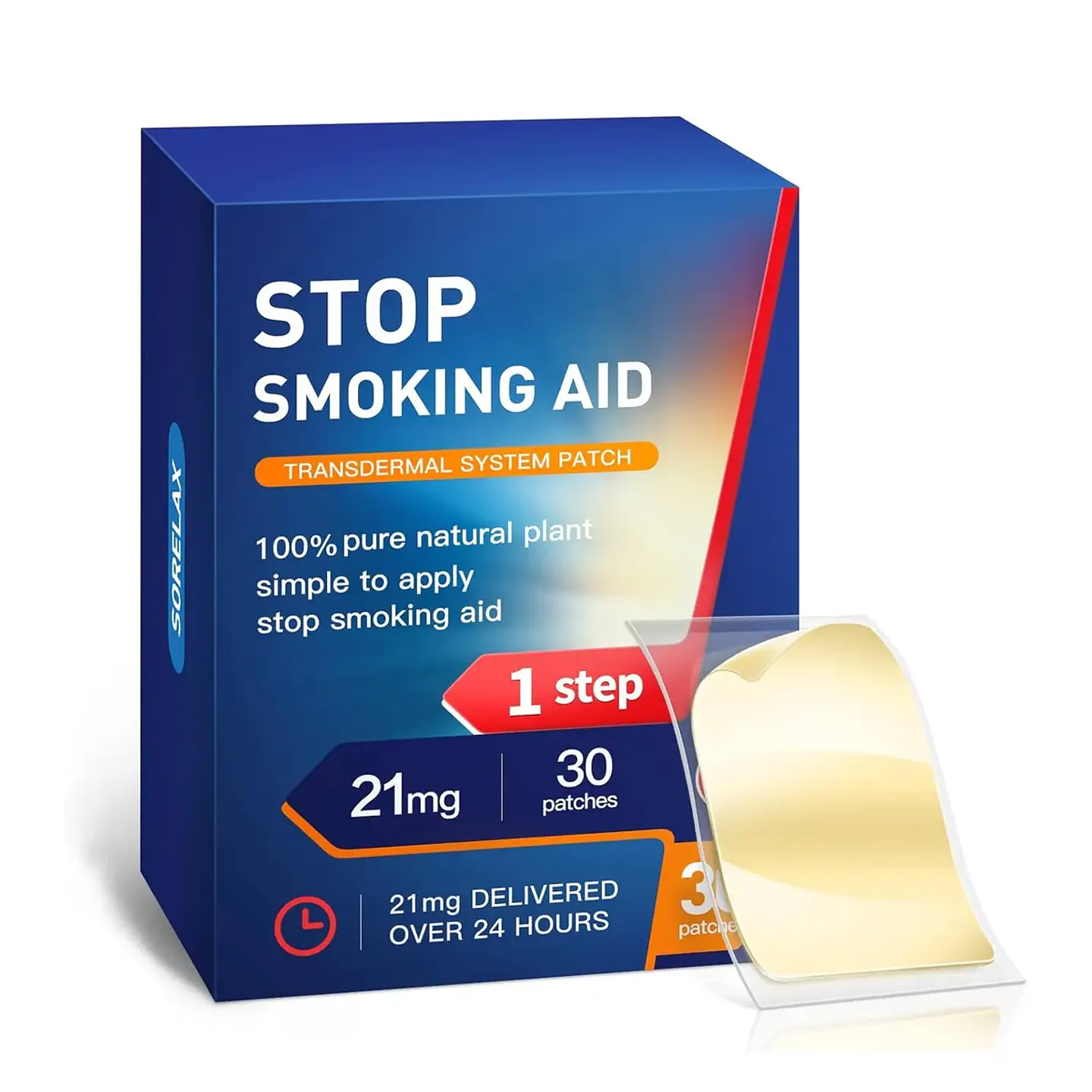 Parches Sorelax Cq 21mg Step 1 Dejar De Fumar + Lung Cleanse 2