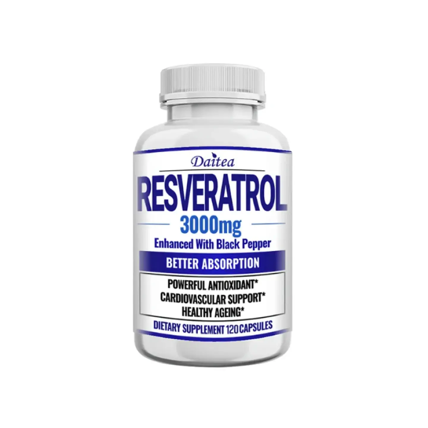 Resveratrol Extracto Puro De Resveratrol 3000mg 120caps 1