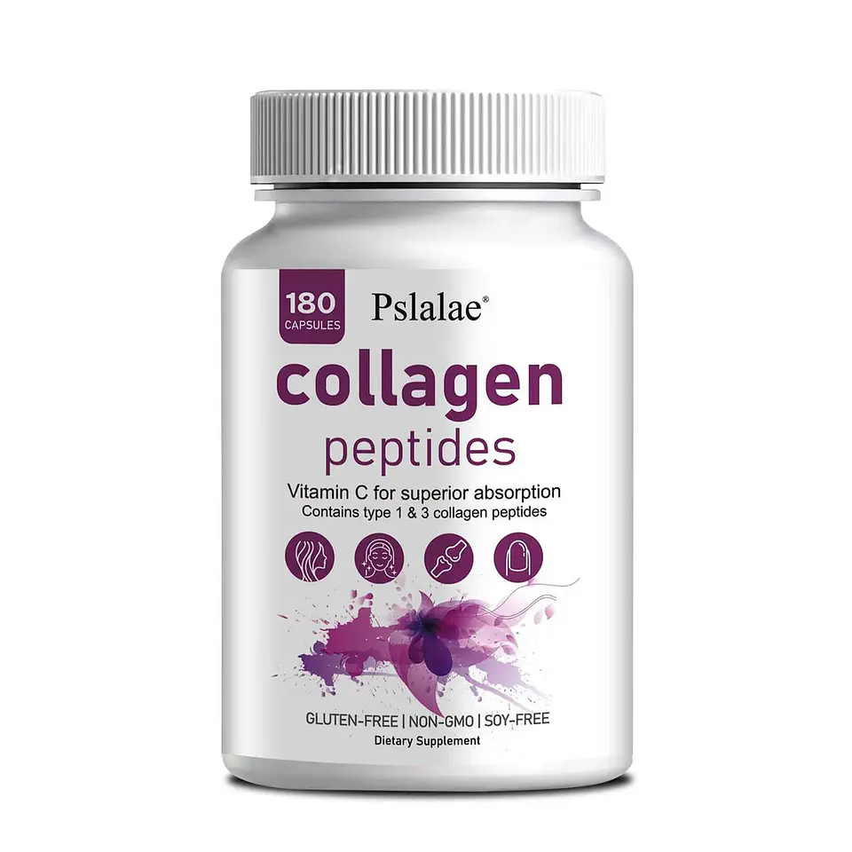 Colageno Hidrolizado Peptidos 1200mg Vitamina C Y E 180 Caps 1
