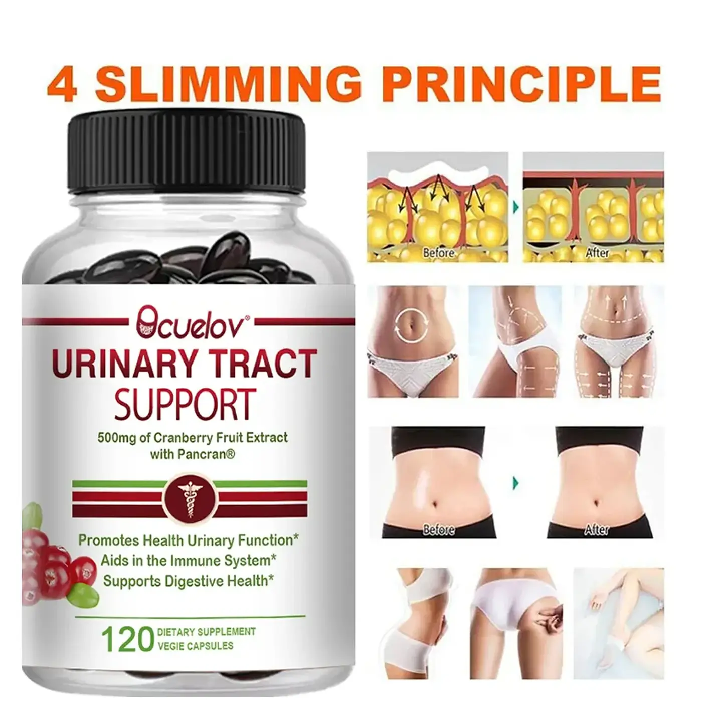 Cranberry D-mannose Arandano Rojo Para Infecciones Urinarias 2