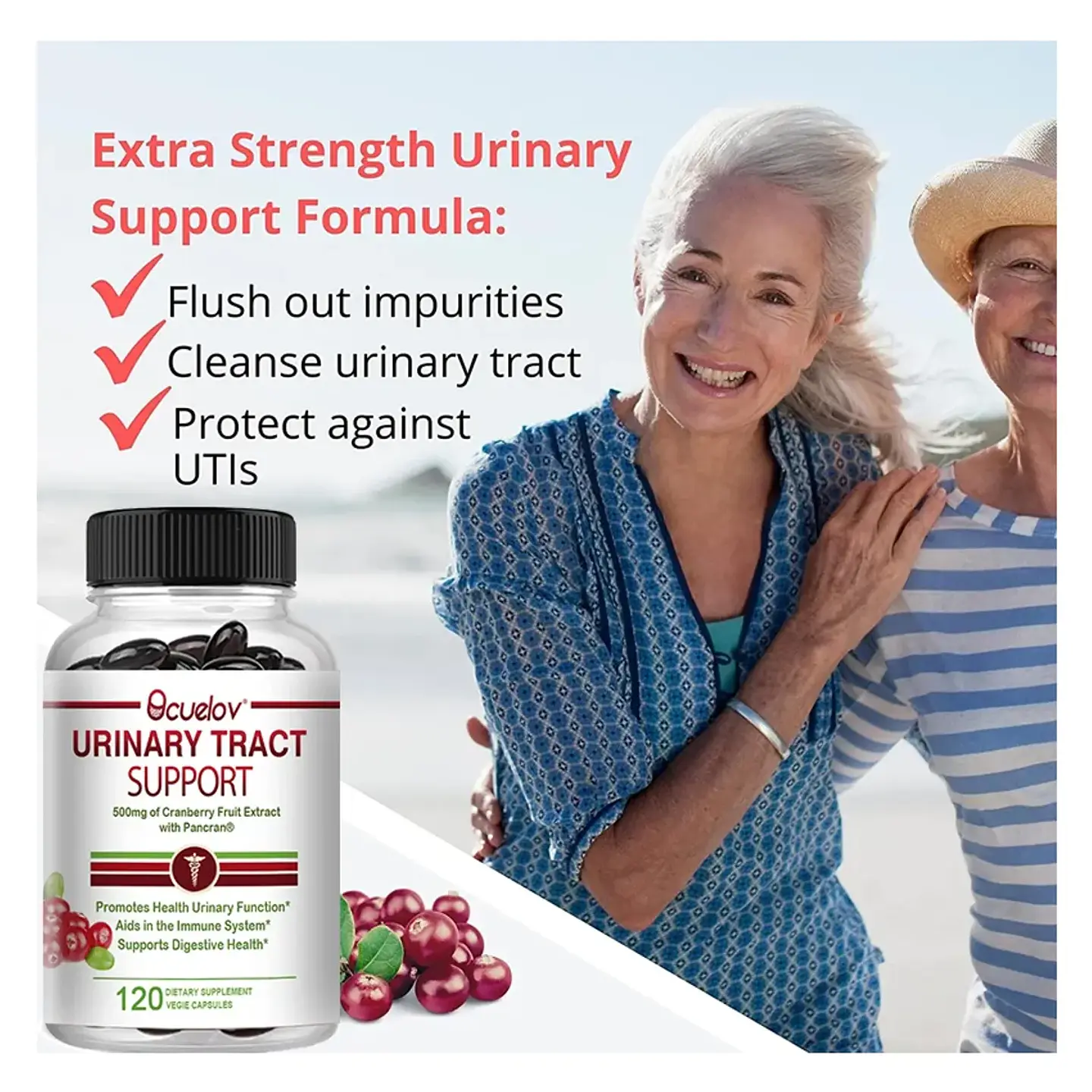 Cranberry D-mannose Arandano Rojo Para Infecciones Urinarias 5