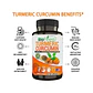 Curcuma Turmeric 1500mg Cuidado Inflamaciones Y Dolores 120c - Miniatura 4