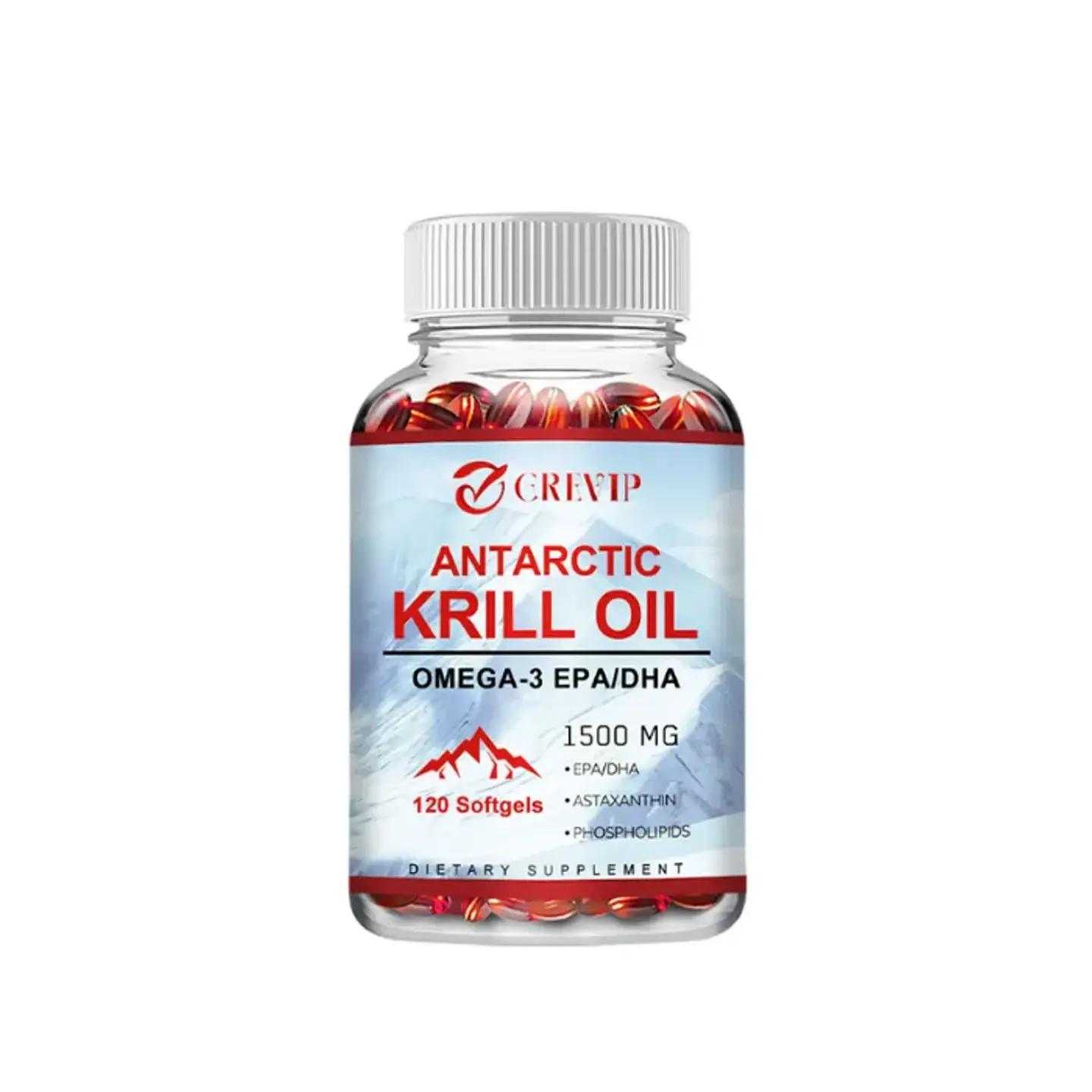 Antarctic Krill Oil Omega 3 Aceite De Krill 1500mg 120 Caps 1
