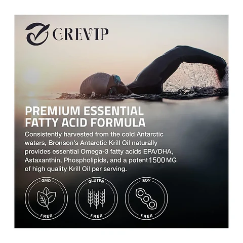 Antarctic Krill Oil Omega 3 Aceite De Krill 1500mg 120 Caps