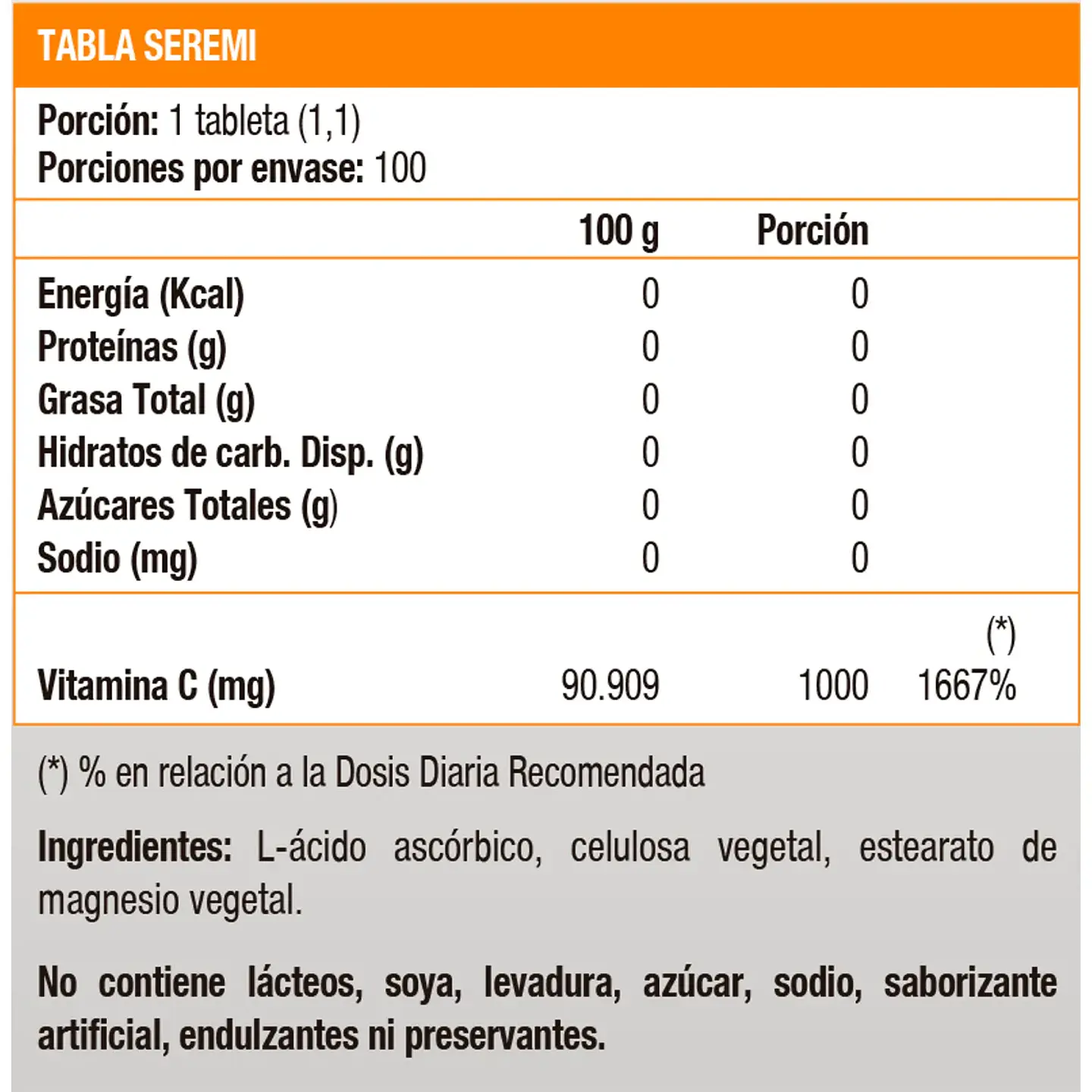 Vitamina C 1000 mg (250 caps) 3