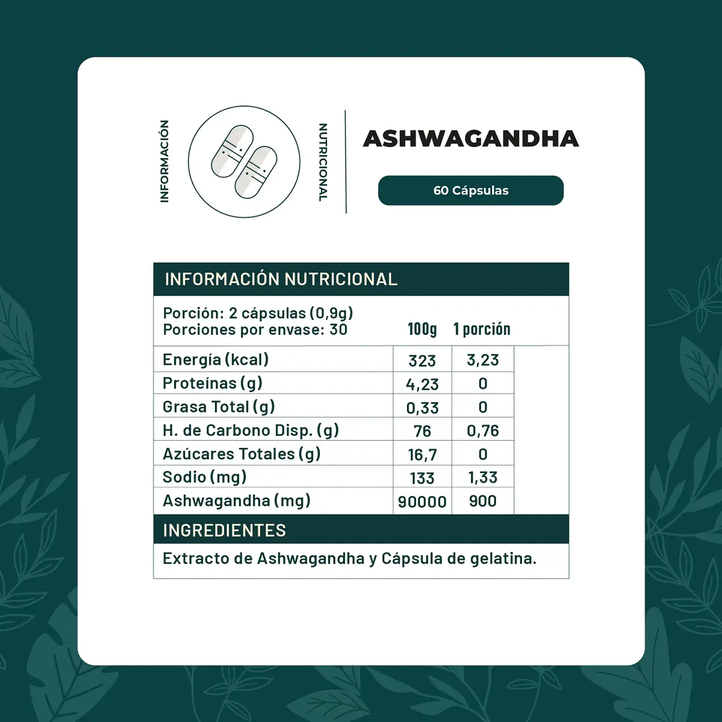 Pack Ashwagandha Y Resveratrol NAD+ 120 Cápsulas Karun Life 4