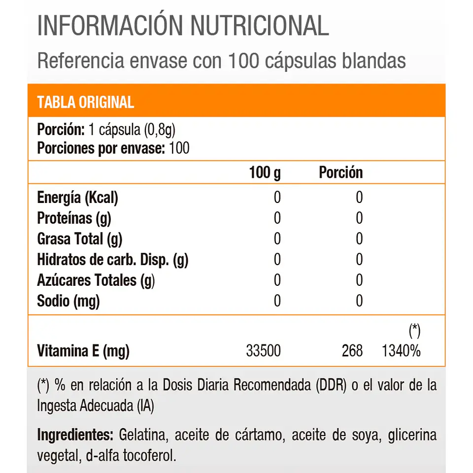 Vitamina E 400 UI (100 soft) 2