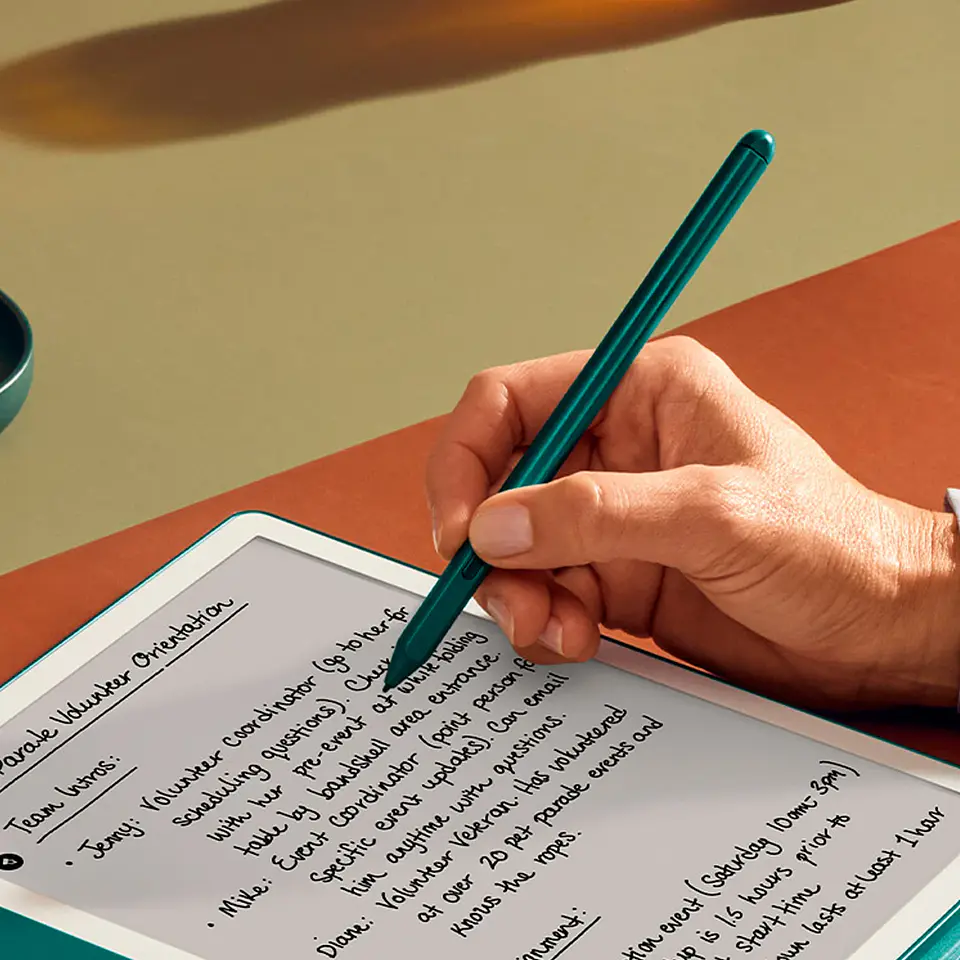 AMAZON KINDLE SCRIBE 64GB 2024 PREMIUM PEN METALLIC JADE 5