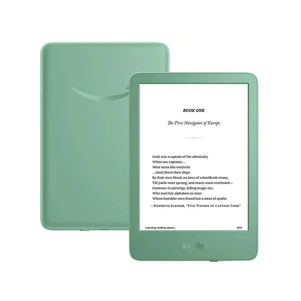 PACK AMAZON KINDLE 6' E READER (2024) 16 GB MATCHA + FUNDA PROTECTORA PREMIUM NEGRO 4