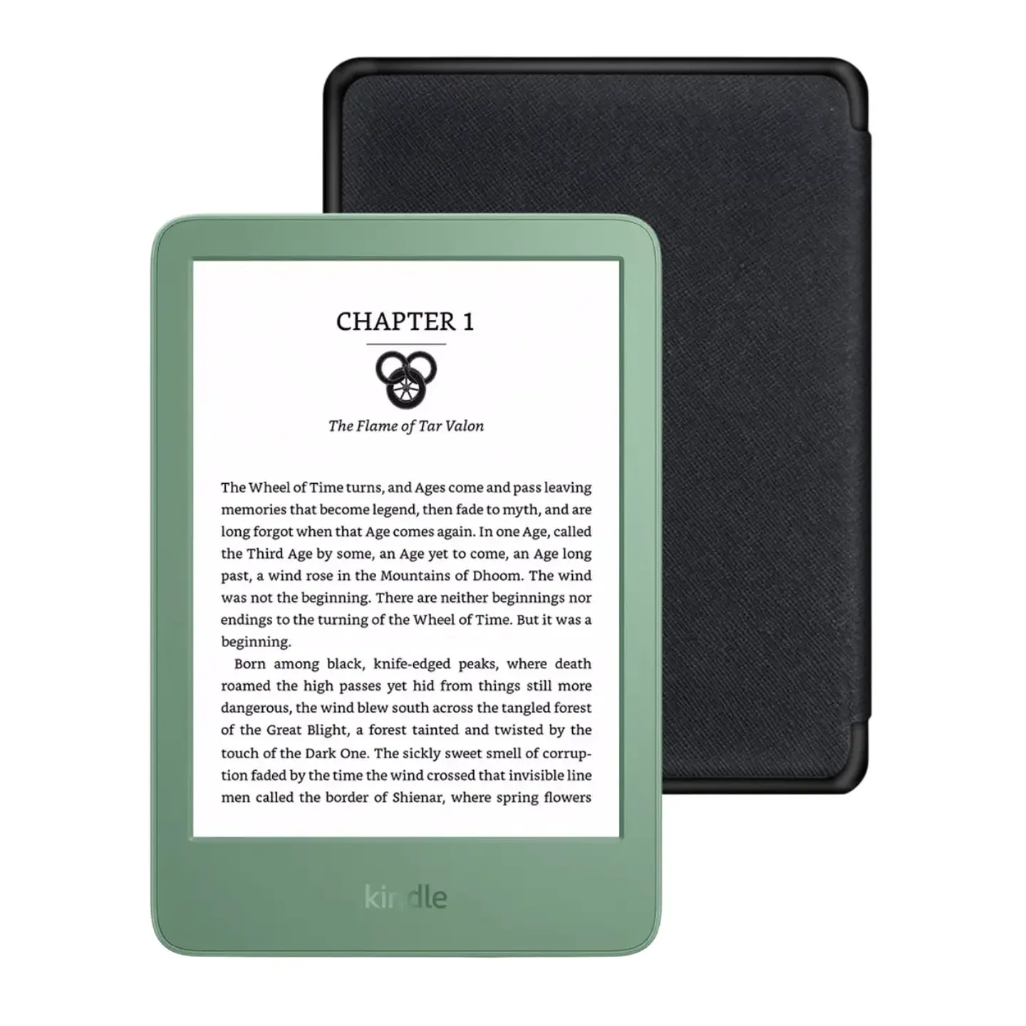 PACK AMAZON KINDLE 6' E READER (2024) 16 GB MATCHA + FUNDA PROTECTORA PREMIUM NEGRO 1