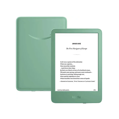 NUEVA AMAZON KINDLE 6' E-READER (2024) 16 GB - MATCHA